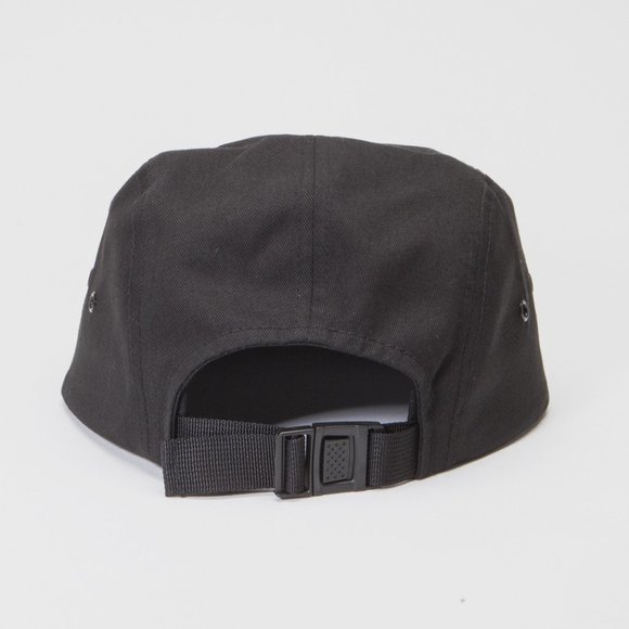 Fast Things - Black/White, Flag 5 Panel Camp Hat - Picture 2 of 2